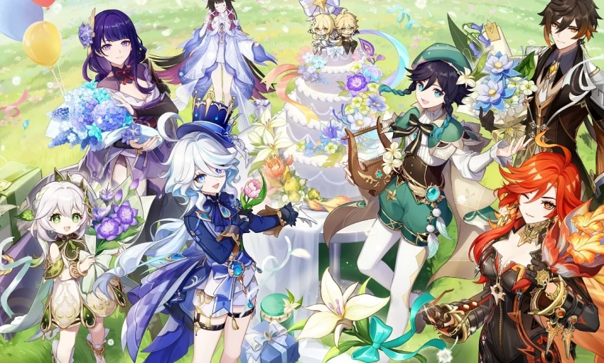 Genshin Impact исполнилось пять лет — авторы подготовили праздничный трейлер и промокод