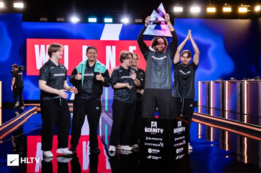 PARIVISION по CS2 совершила рывок на шестую строчку рейтинга HLTV и обошла Team Spirit